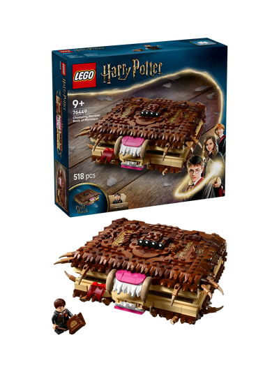 مجموعة بناء كتاب الوحوش القضم من LEGO Harry Potter، 76449، 518 قطعة من John Lewis - اشترِ عبر الإنترنت من McGrocer