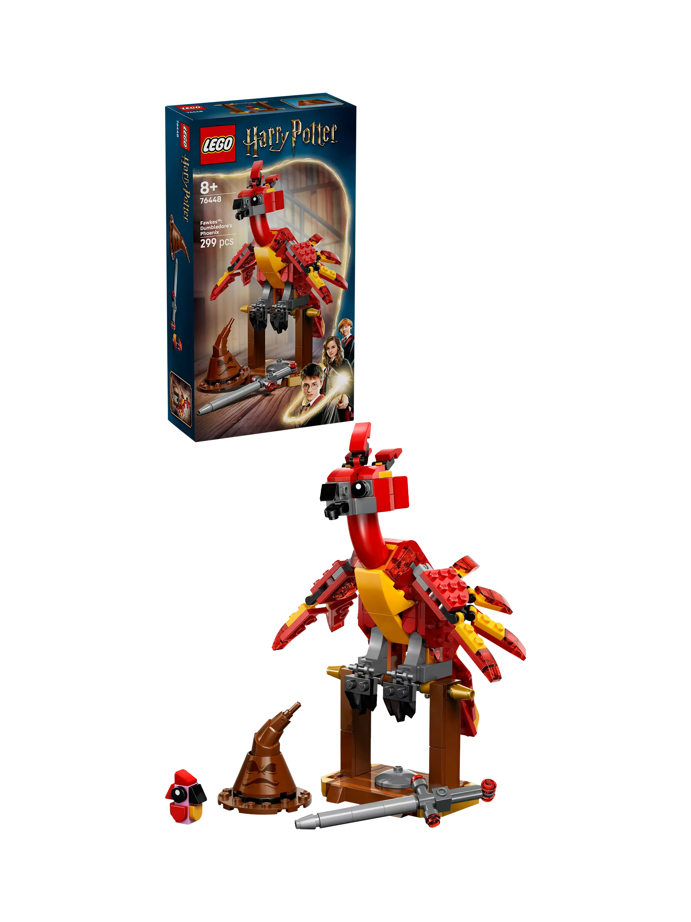 LEGO Harry Potter Fawkes Dumbledore's Phoenix building set, UK version