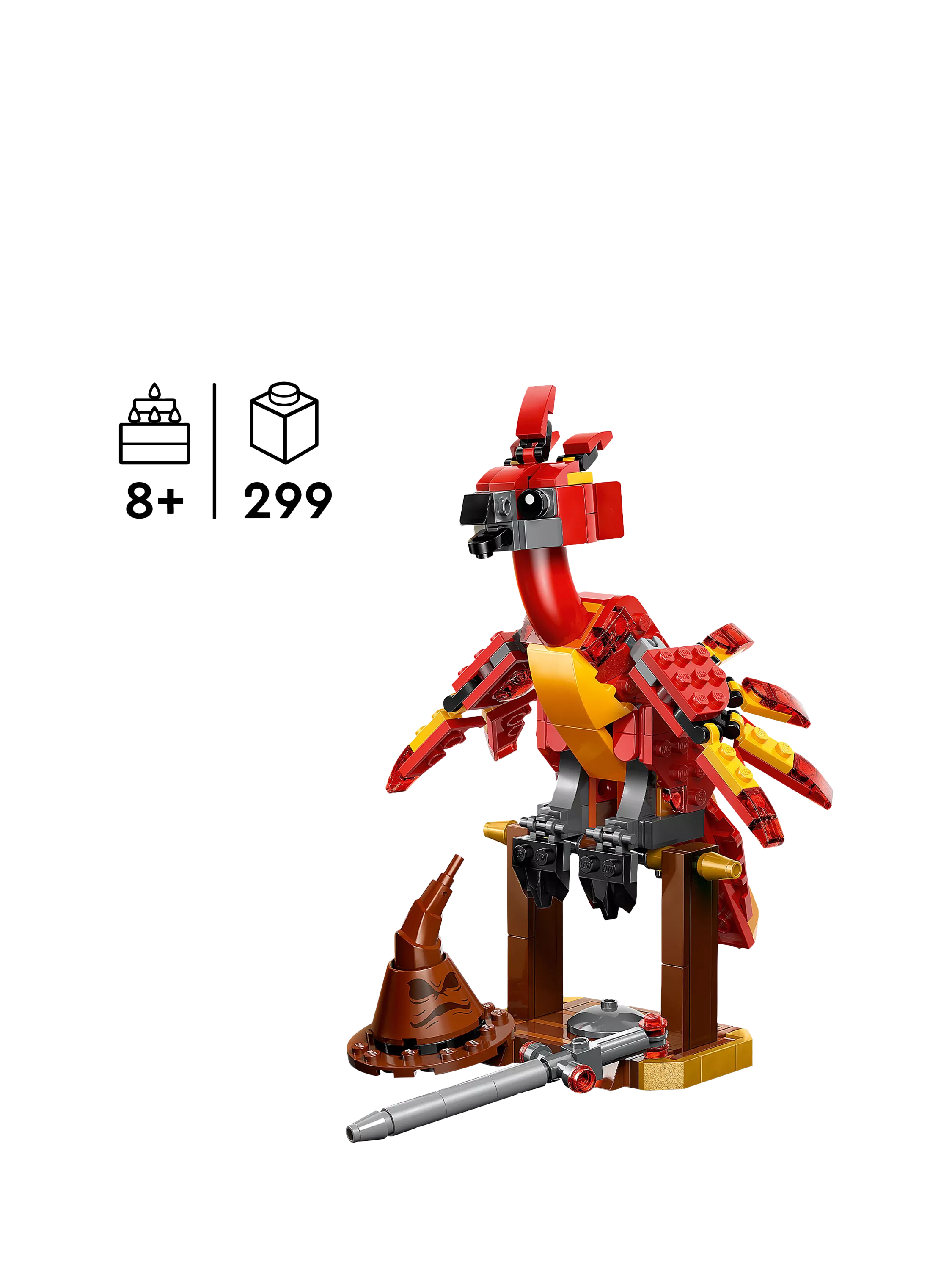 LEGO Harry Potter Fawkes Dumbledore's Phoenix building set, UK version