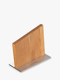 Le Creuset magnetic oak wood knife block (British brand)