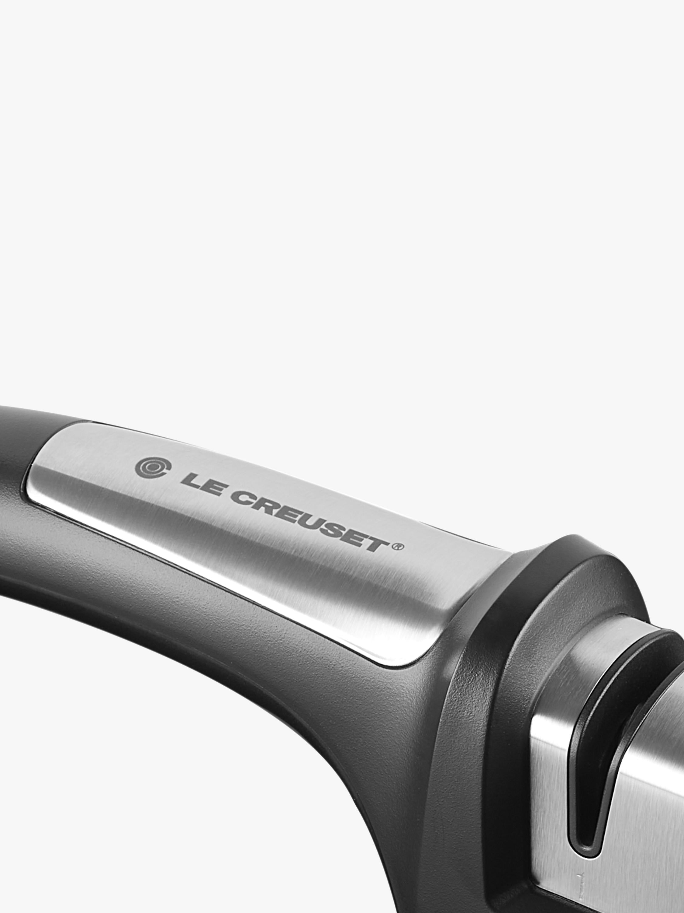 Le Creuset 2-stage kitchen knife sharpener (British brand)