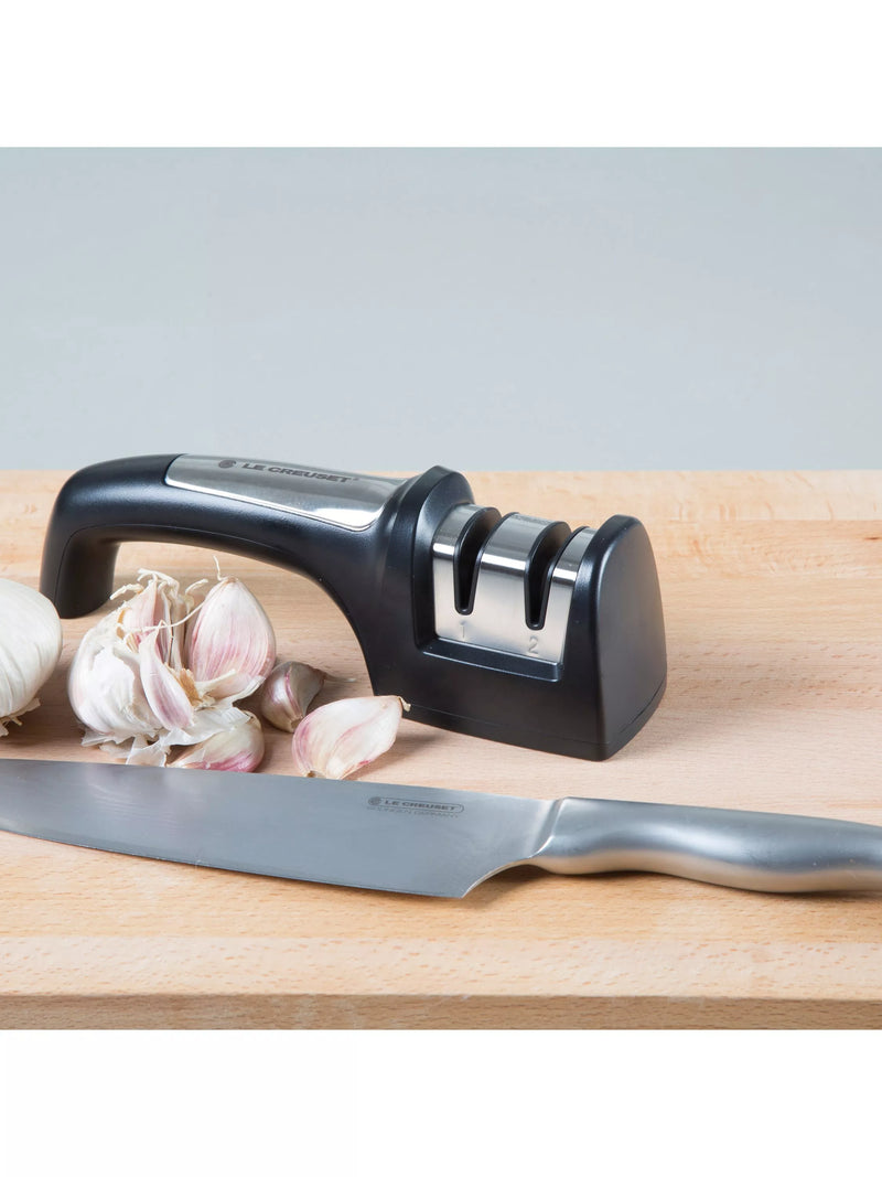 Le Creuset 2-stage kitchen knife sharpener (British brand)