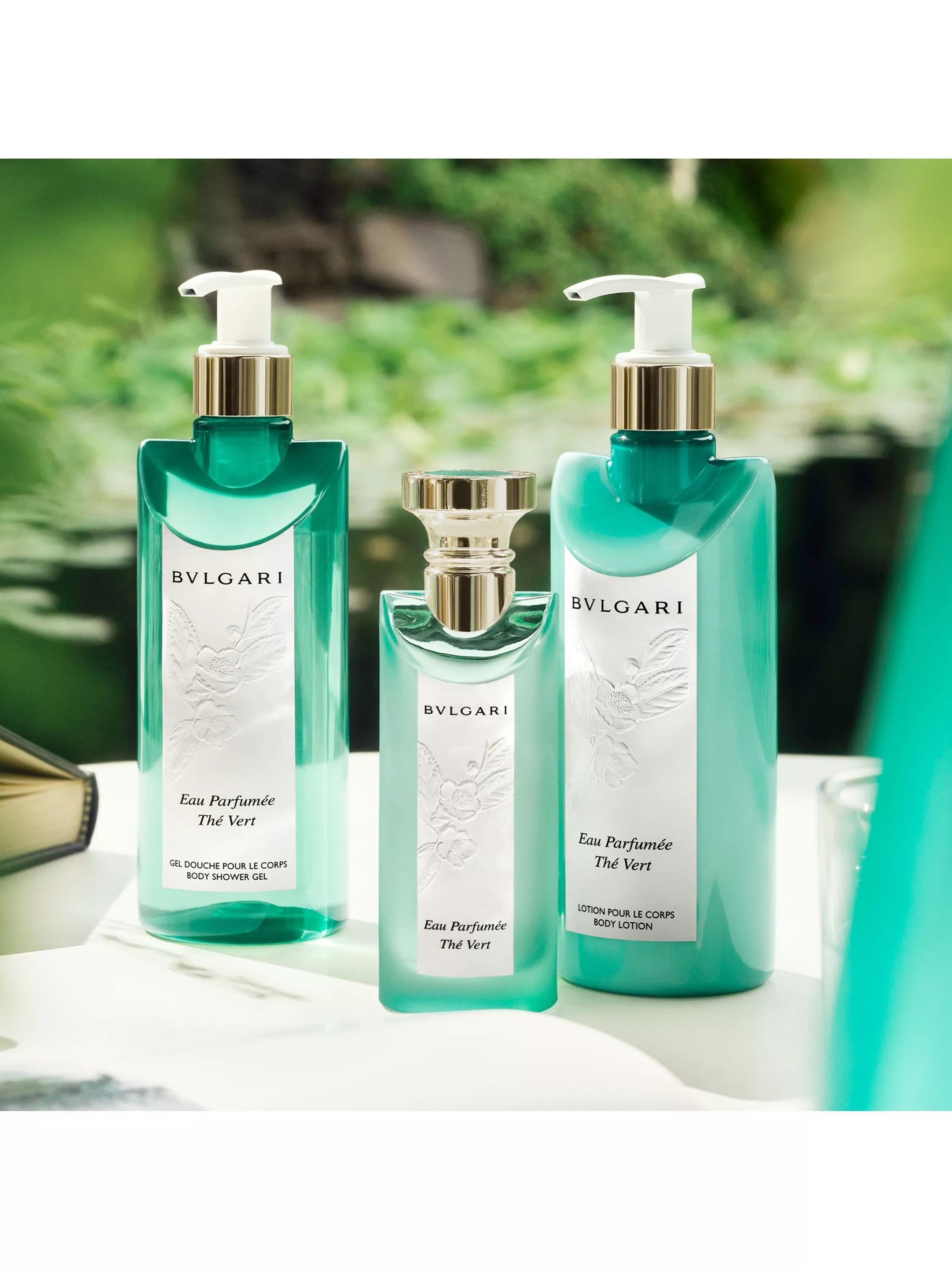BVLGARI Thé Vert body shower gel 300ml (British brand)