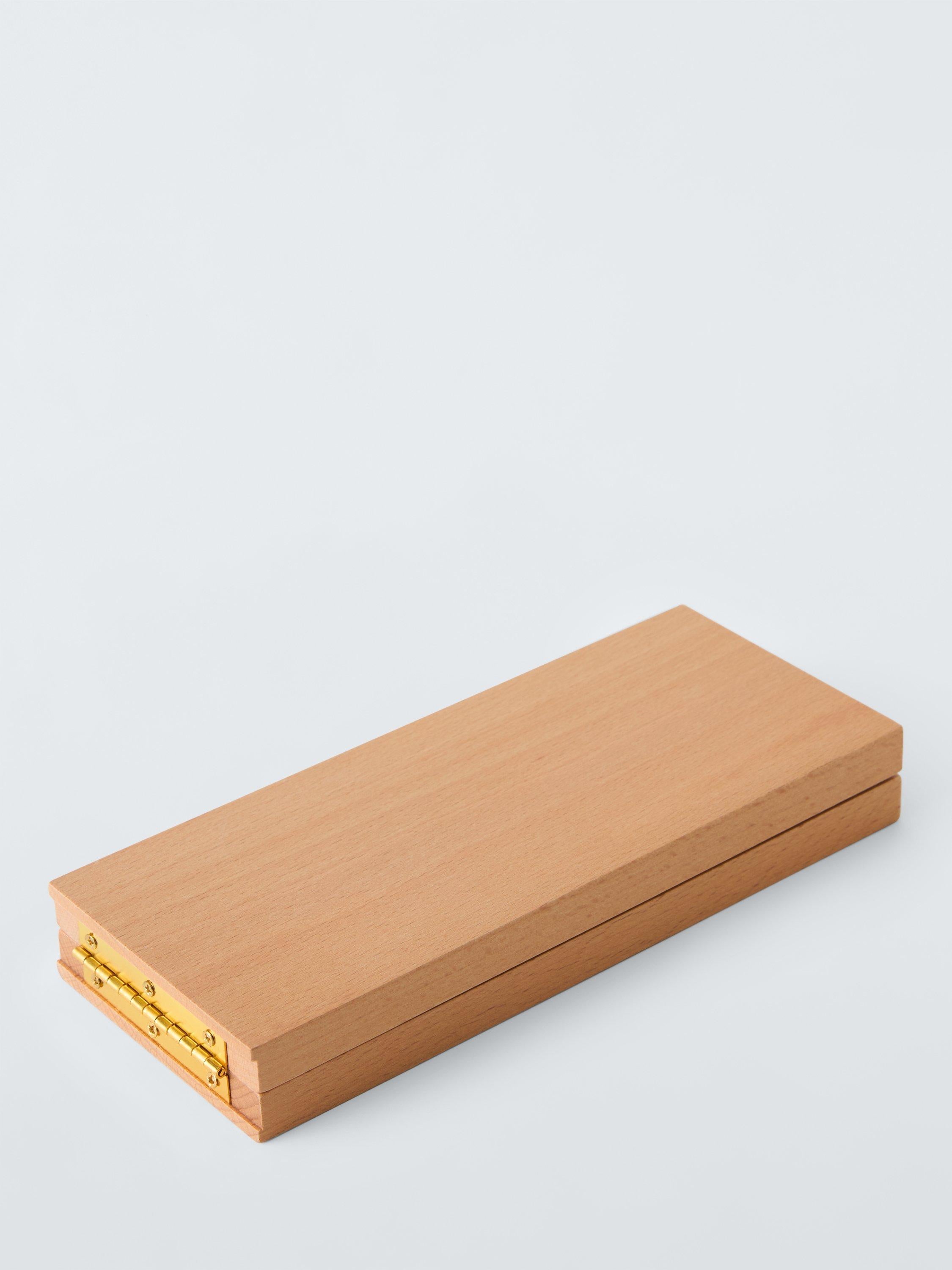 John Lewis wooden cribbage set with cards and pegs - British product