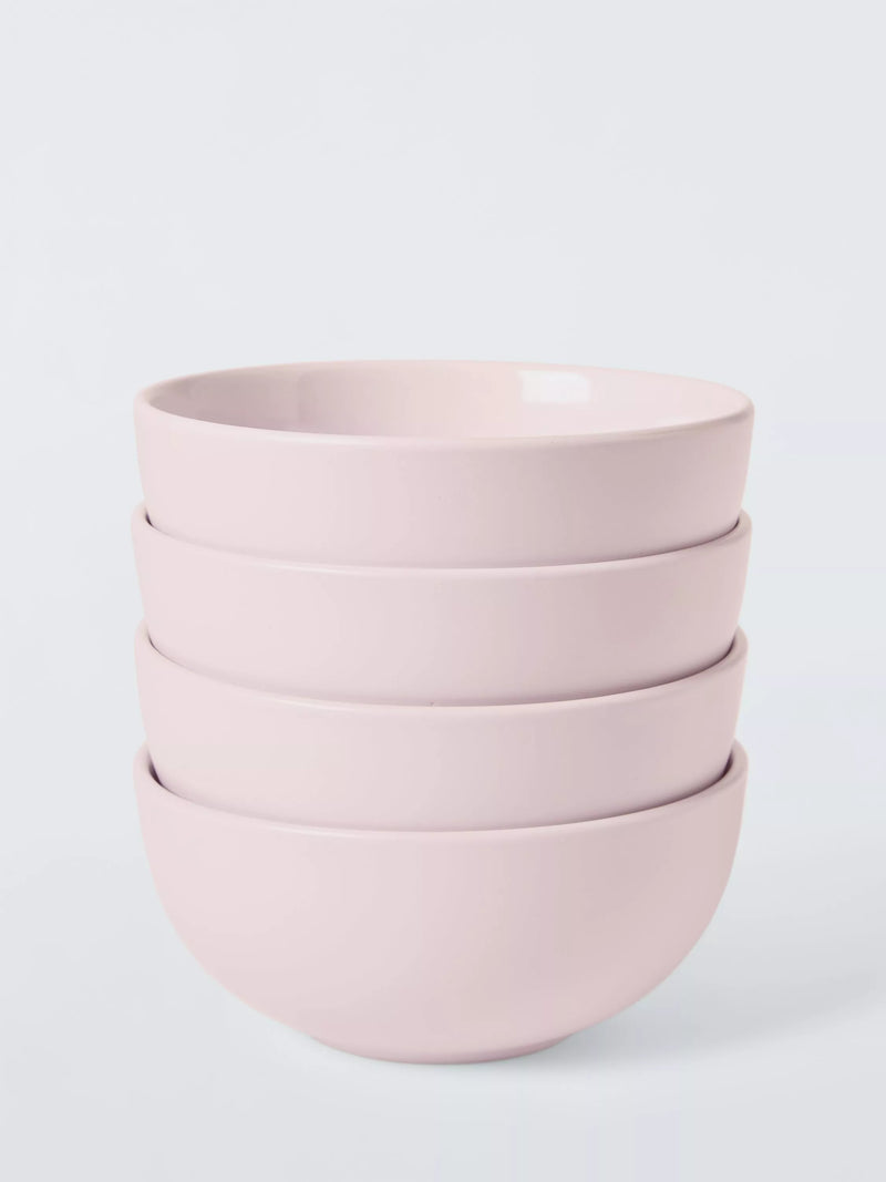 John Lewis Coby Stoneware Cereal Bowls, Set of 4, 15cm