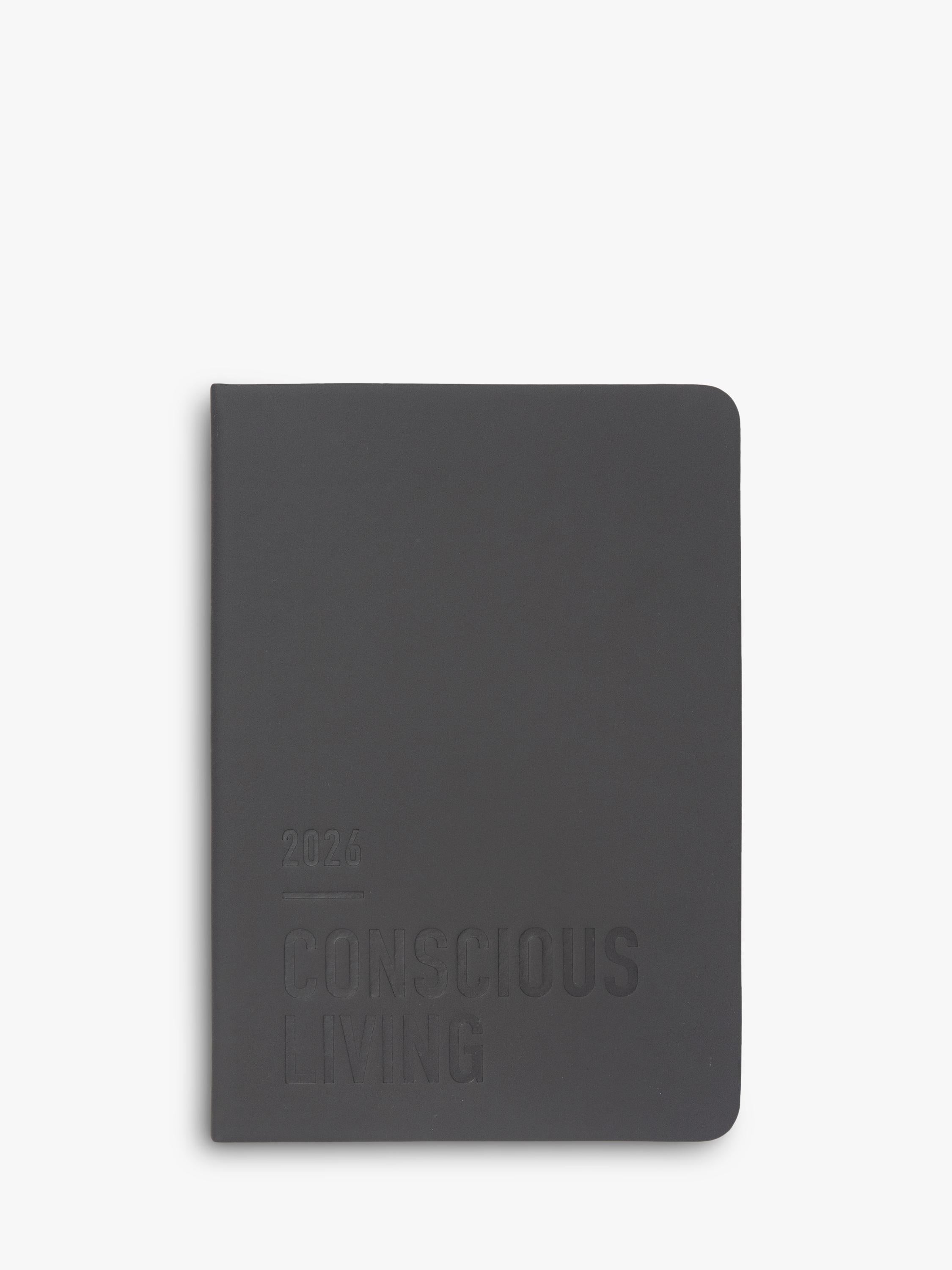 Letts A5 Conscious Week to View 2026 Diary in Slate, UK version