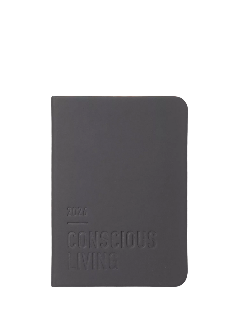 Letts A6 Conscious week to view 2026 diary in slate, UK version
