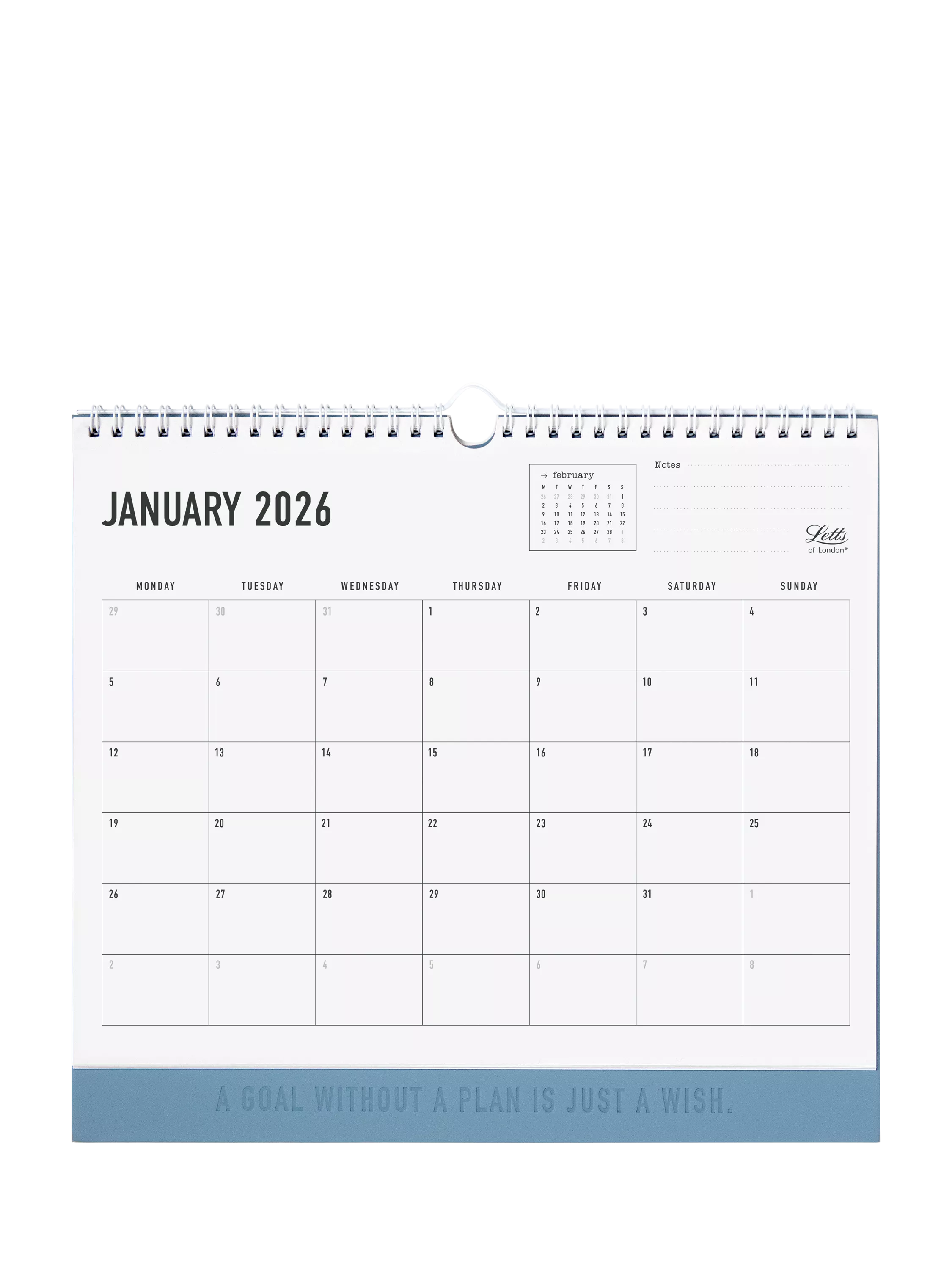 Letts Conscious 2026 Ocean Wandkalender, UK-Version