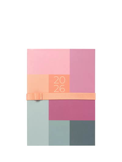 Agenda Letts Gradient semaine par page 2026 Rose A5 John Lewis - Acheter en ligne chez McGrocer