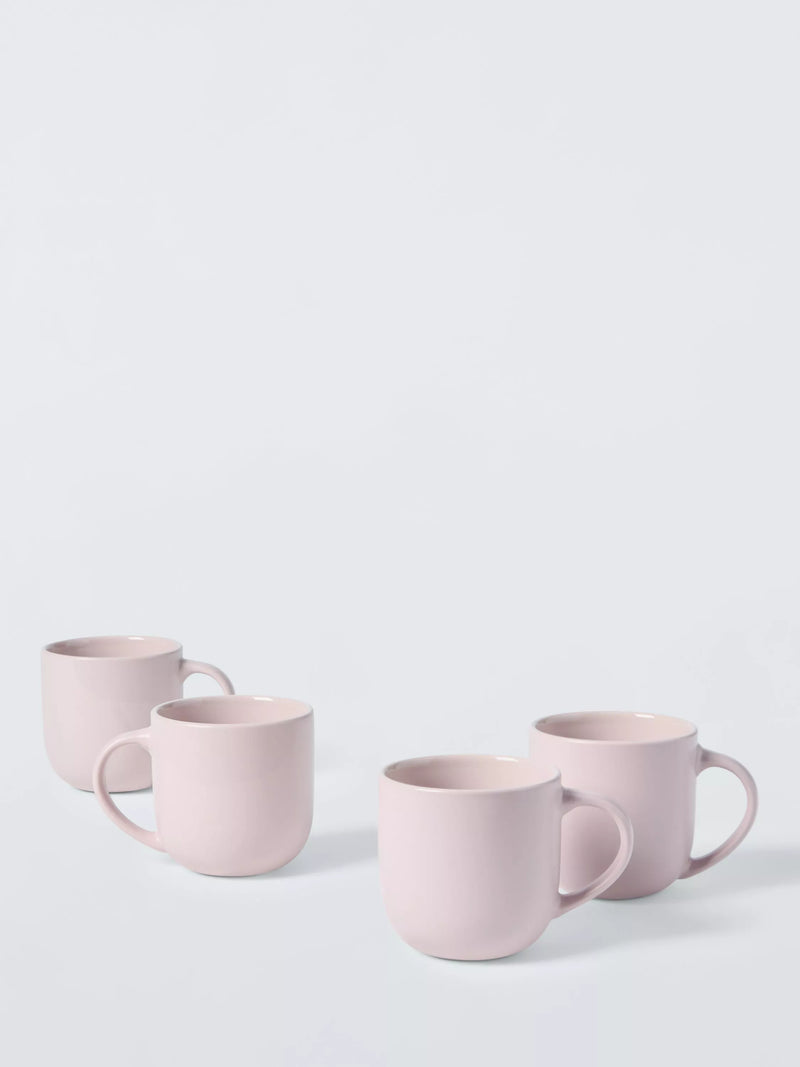 John Lewis Coby Stoneware Mug Set of 4 360ml