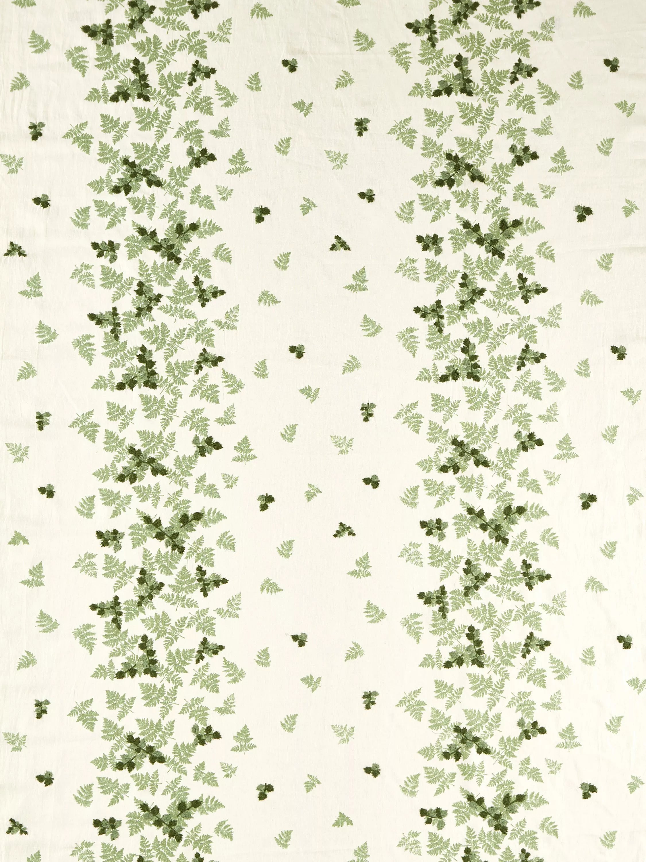Sanderson Alice's Fern furnishing fabric silver green woven, UK version