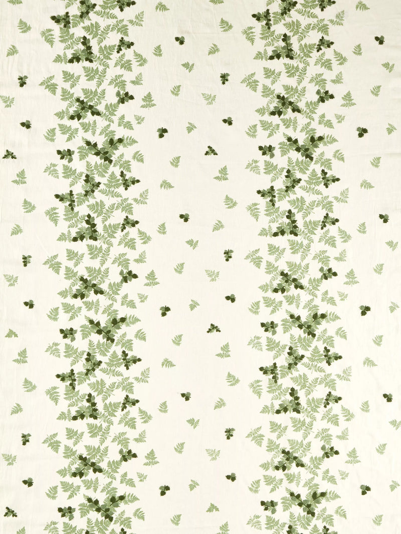 Sanderson Alice's Fern furnishing fabric silver green woven, UK version