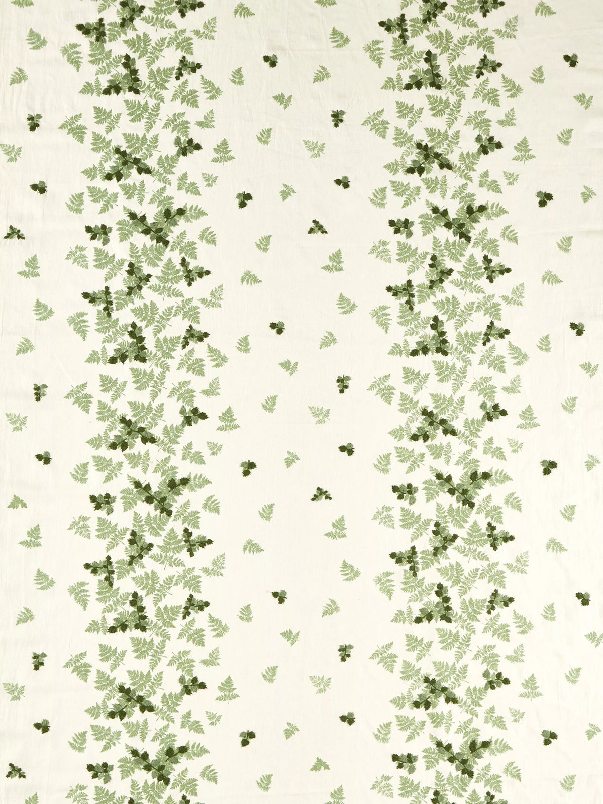 Sanderson Alice's Fern furnishing fabric silver green woven, UK version