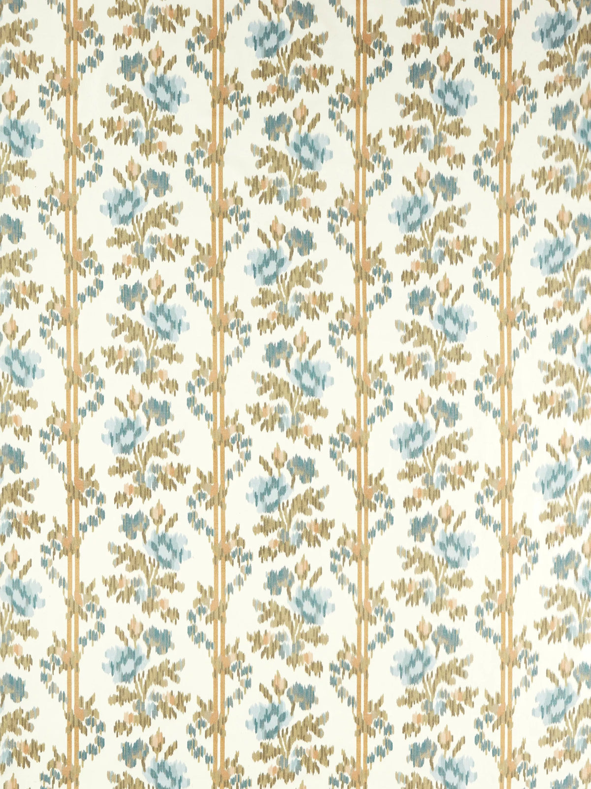 Sanderson Apothecary Rose floral stripe fabric (British brand)
