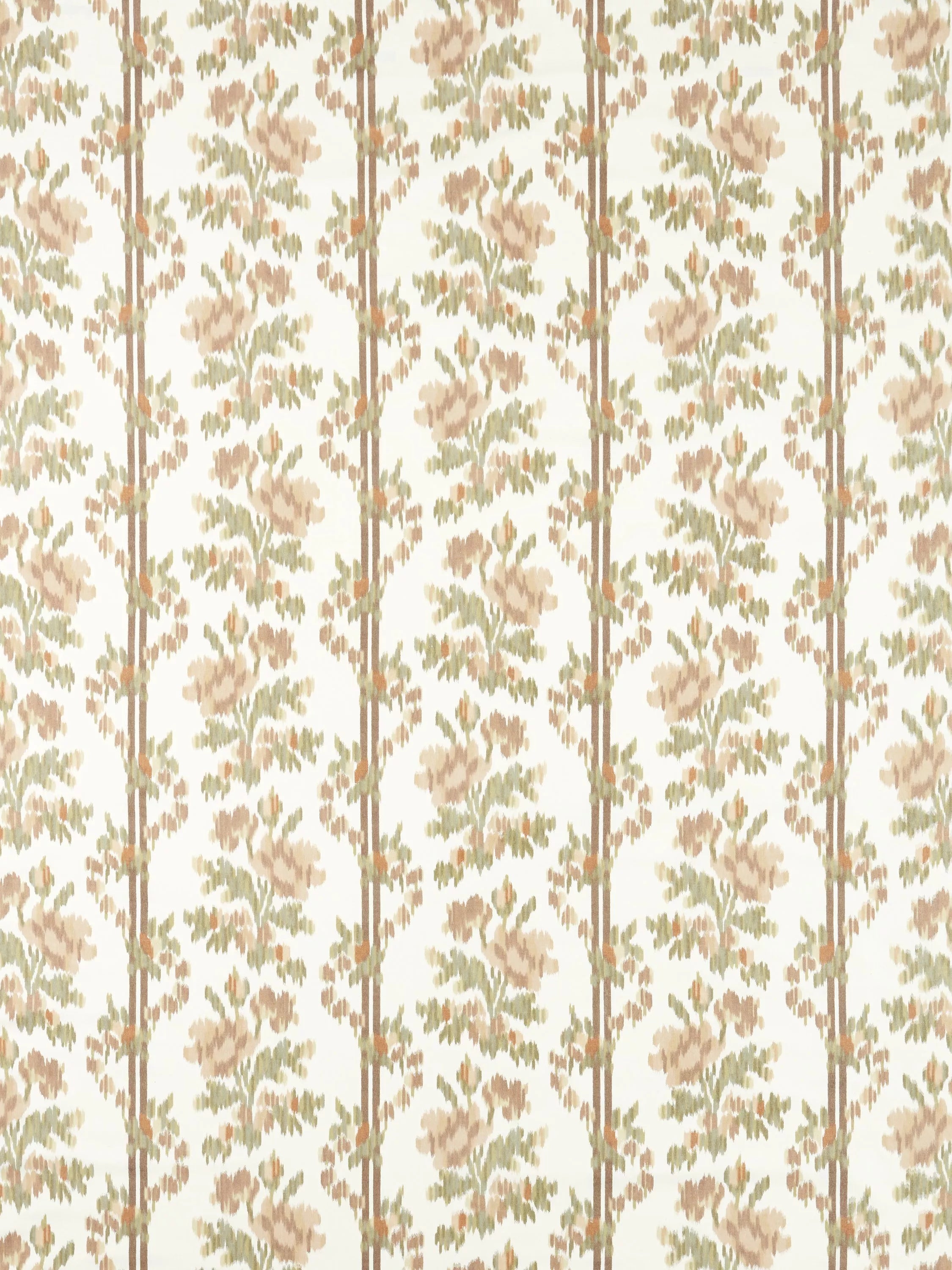 Sanderson Apothecary Rose Floral Stripe Fabric