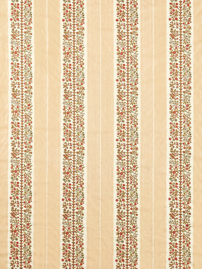 Sanderson Pergola Stripe embroidered fabric, UK version