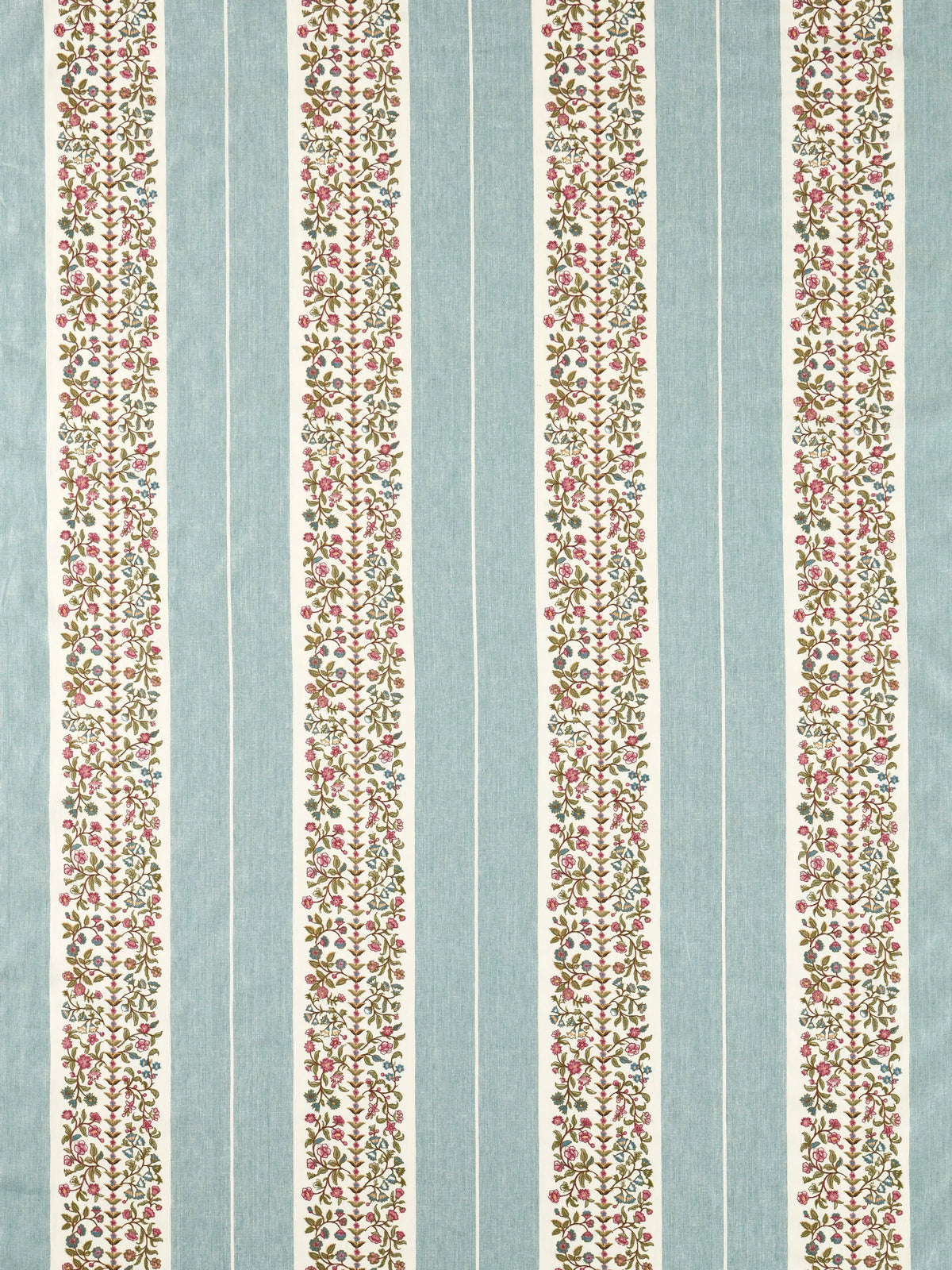 Sanderson Pergola Stripe embroidered fabric, UK version