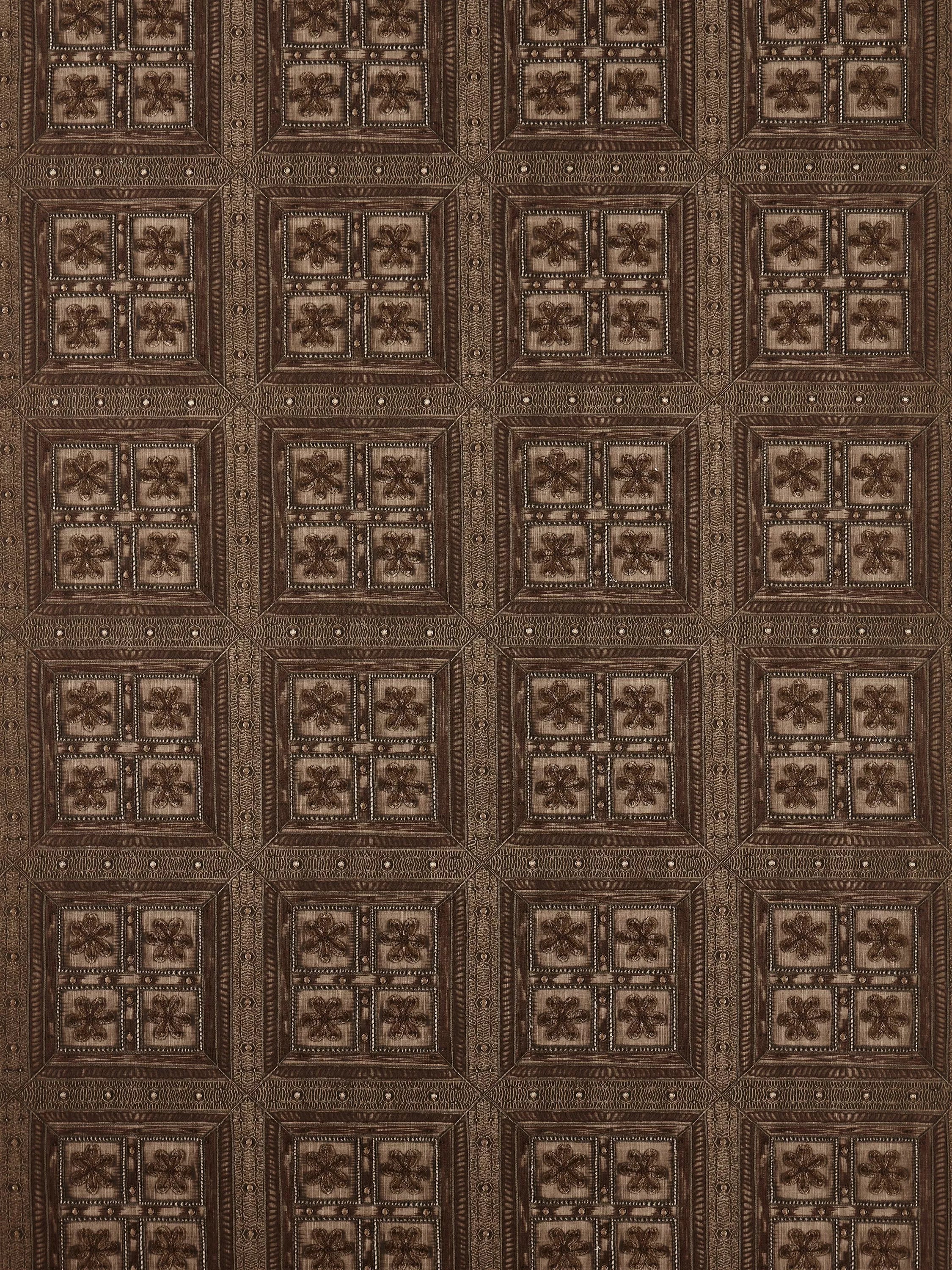 Sanderson Shand Gate embroidered furnishing fabric 130cm - British product