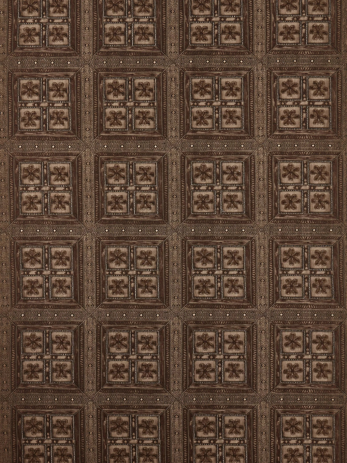 Sanderson Shand Gate embroidered furnishing fabric 130cm - British product