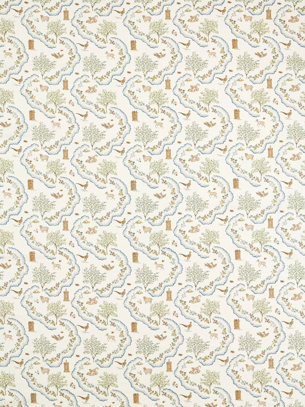 Sanderson Wildflower Meadow furnishing fabric 139.5cm - British product