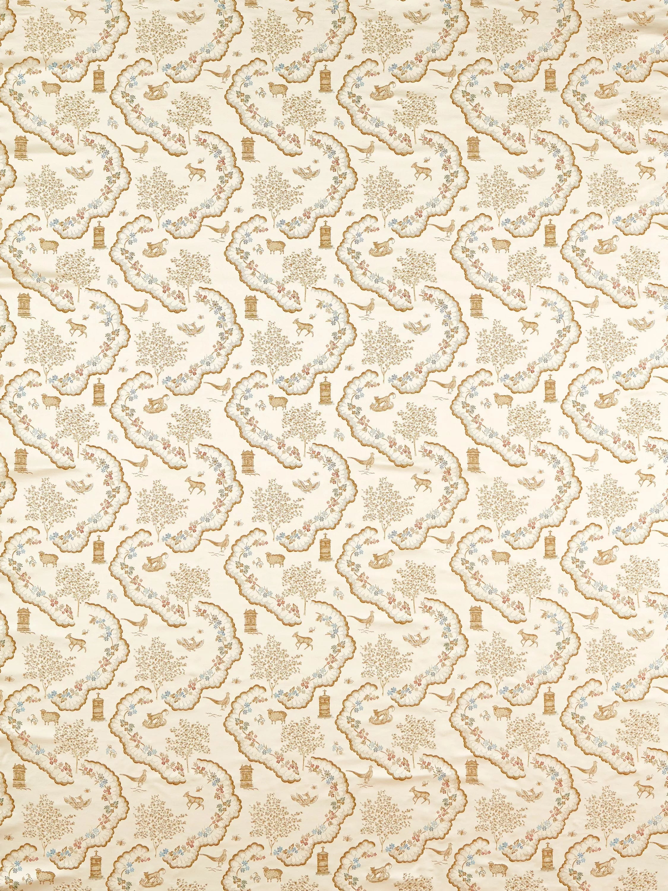 Sanderson Wildflower Meadow furnishing fabric, 142.5cm wide - British product