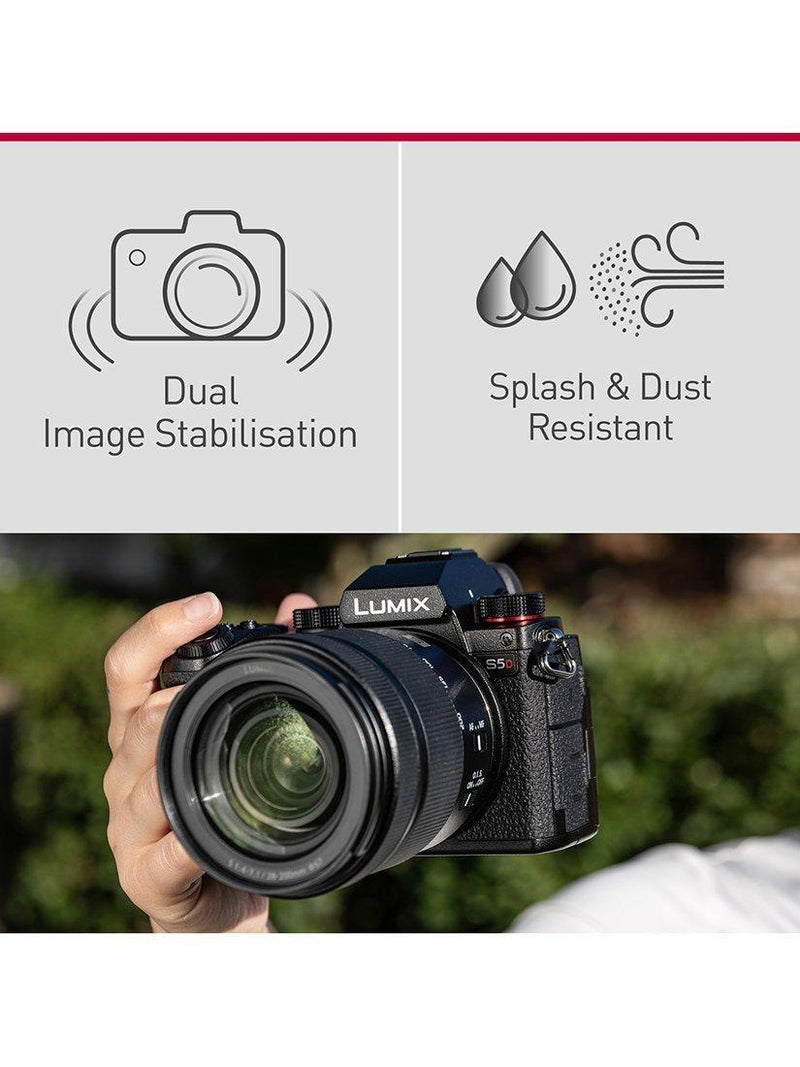 Panasonic Lumix S5D compact system camera with 18-40mm lens (British brand)