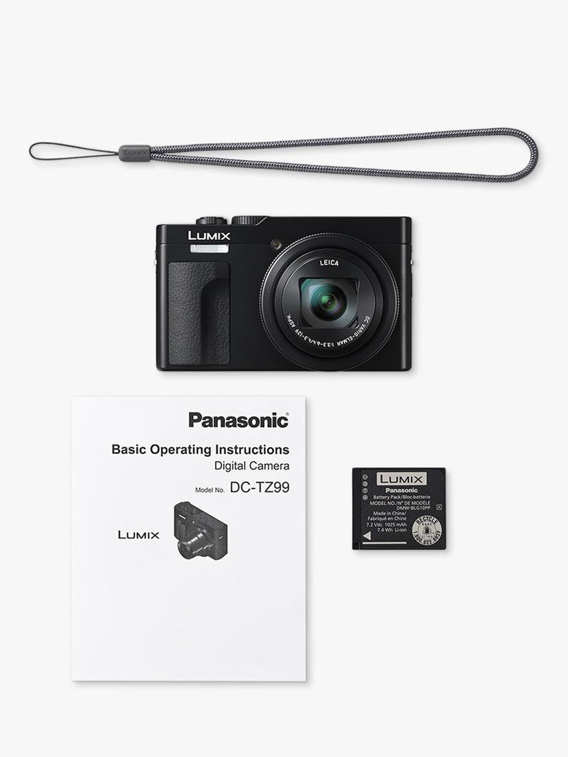 Panasonic Lumix DC-TZ99 super zoom digital camera, UK version