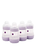 MAM Easy Start Anti-Colic Self-Sterilising Baby Bottles 160ml Pack of 4