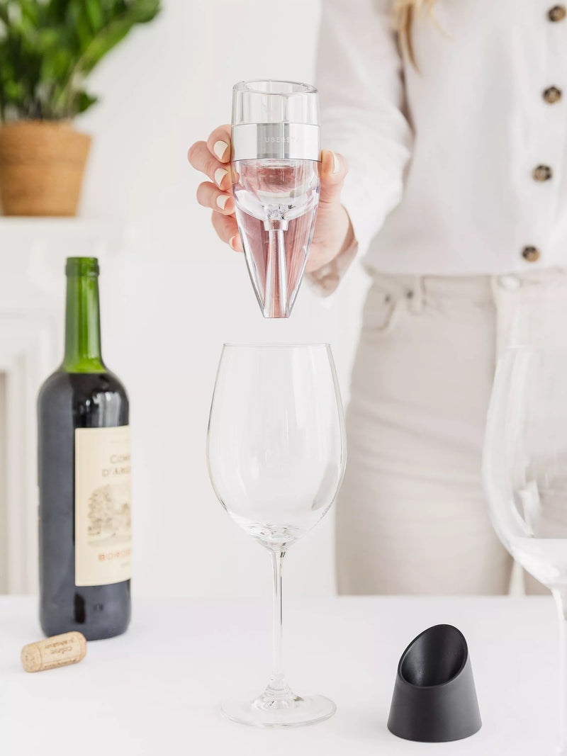 Uberstar wine aerator and stand 5.5x15x5.5cm (British brand)