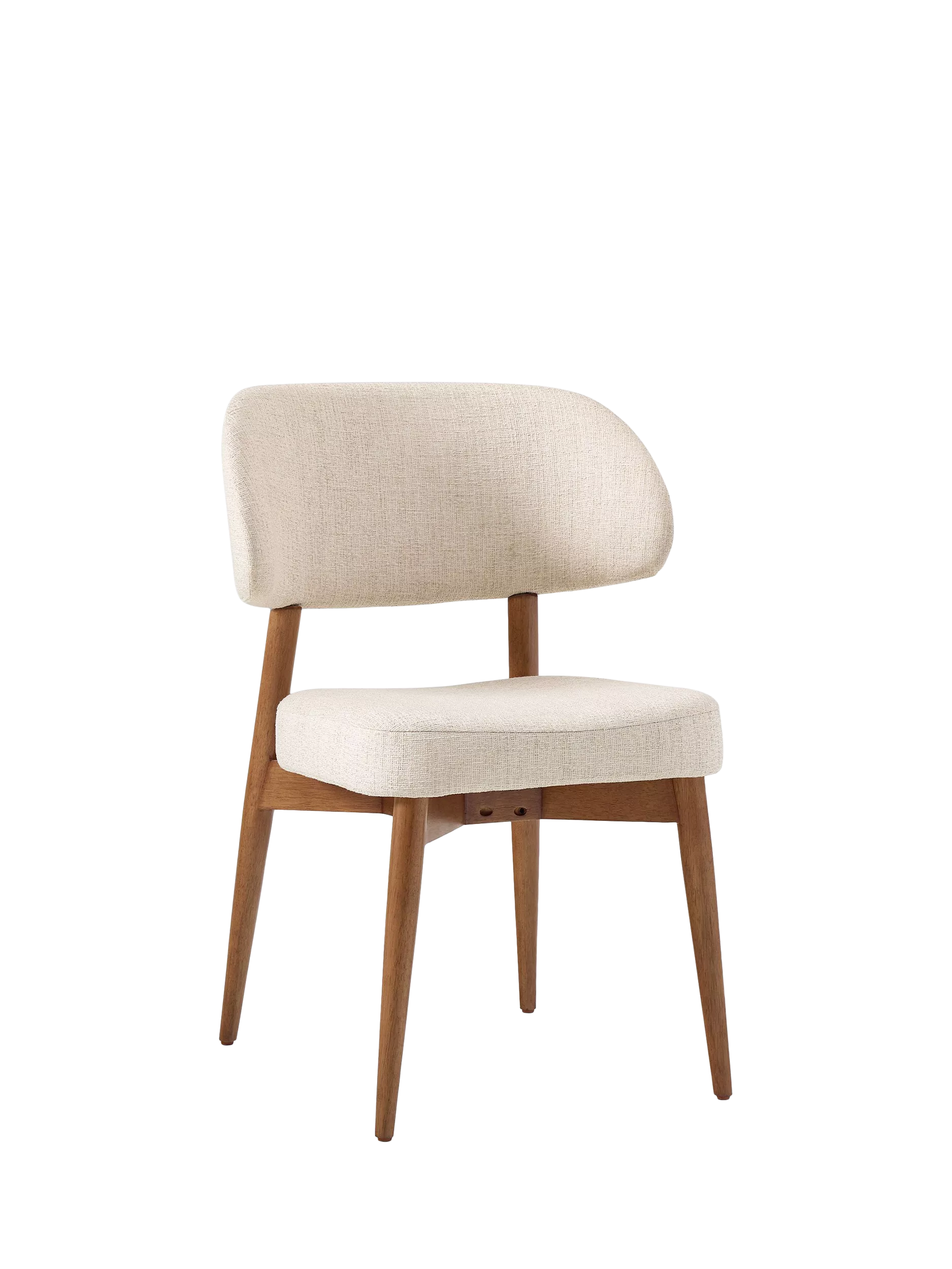 West Elm Hyde dining chair in sand fabric, UK version