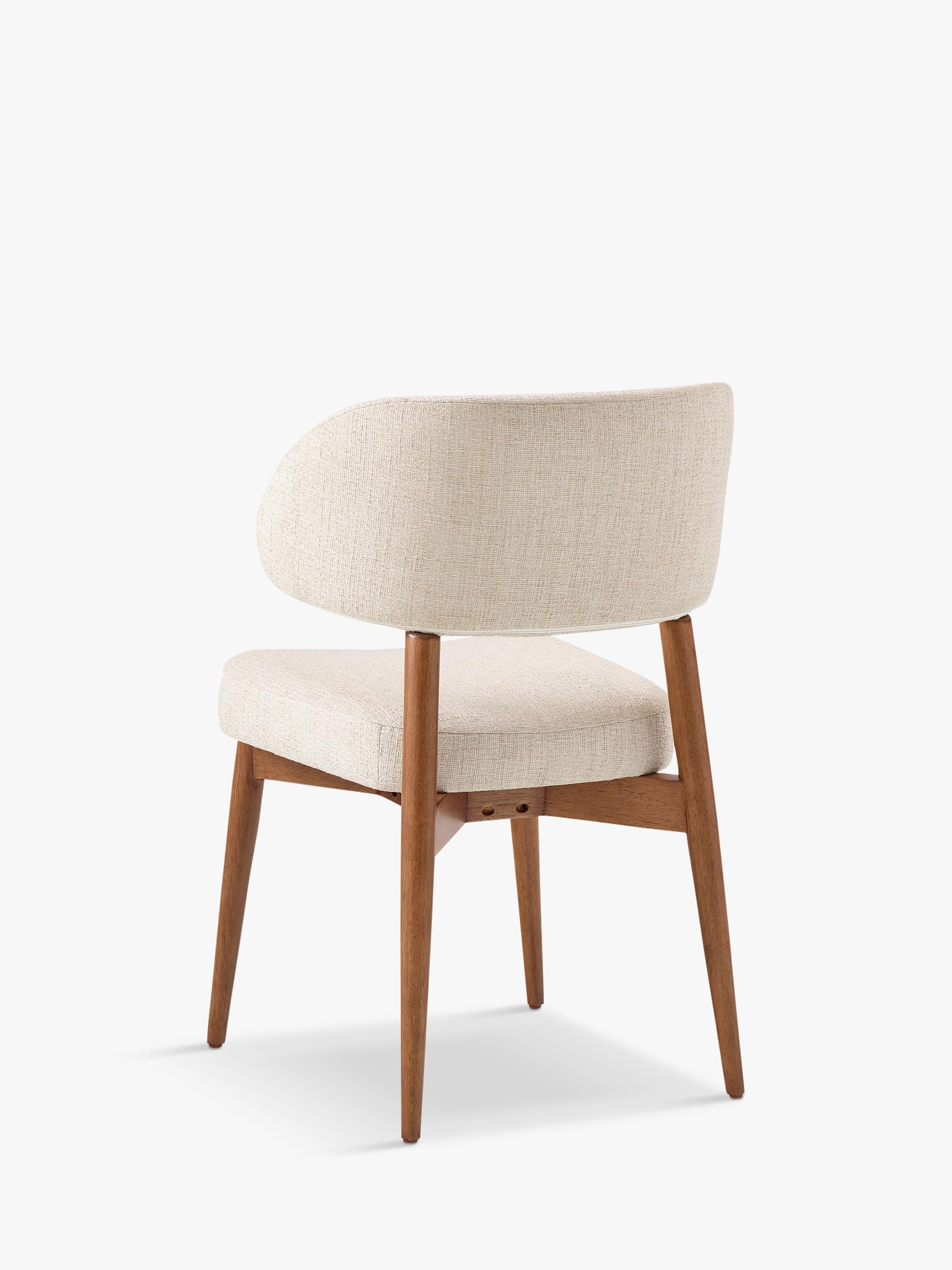 West Elm Hyde dining chair in sand fabric, UK version