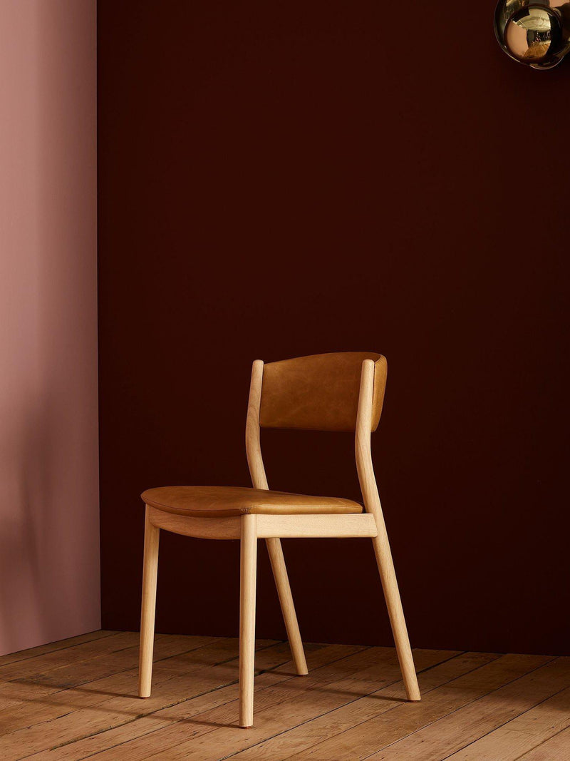 West Elm Marcus Samuelsson dining chair natural finish - British product