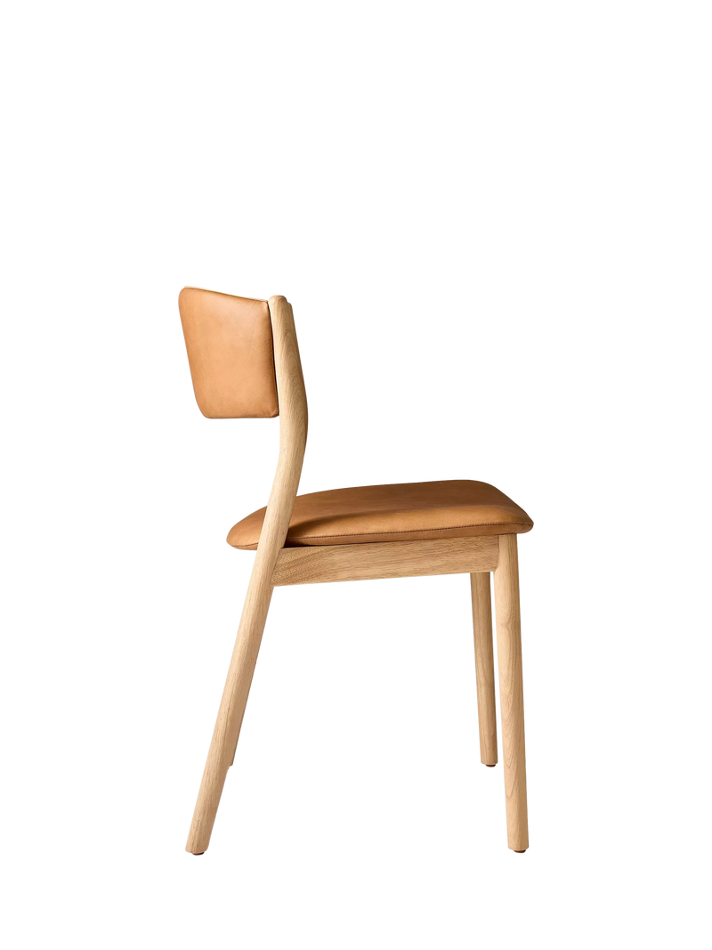 West Elm Marcus Samuelsson dining chair natural finish - British product
