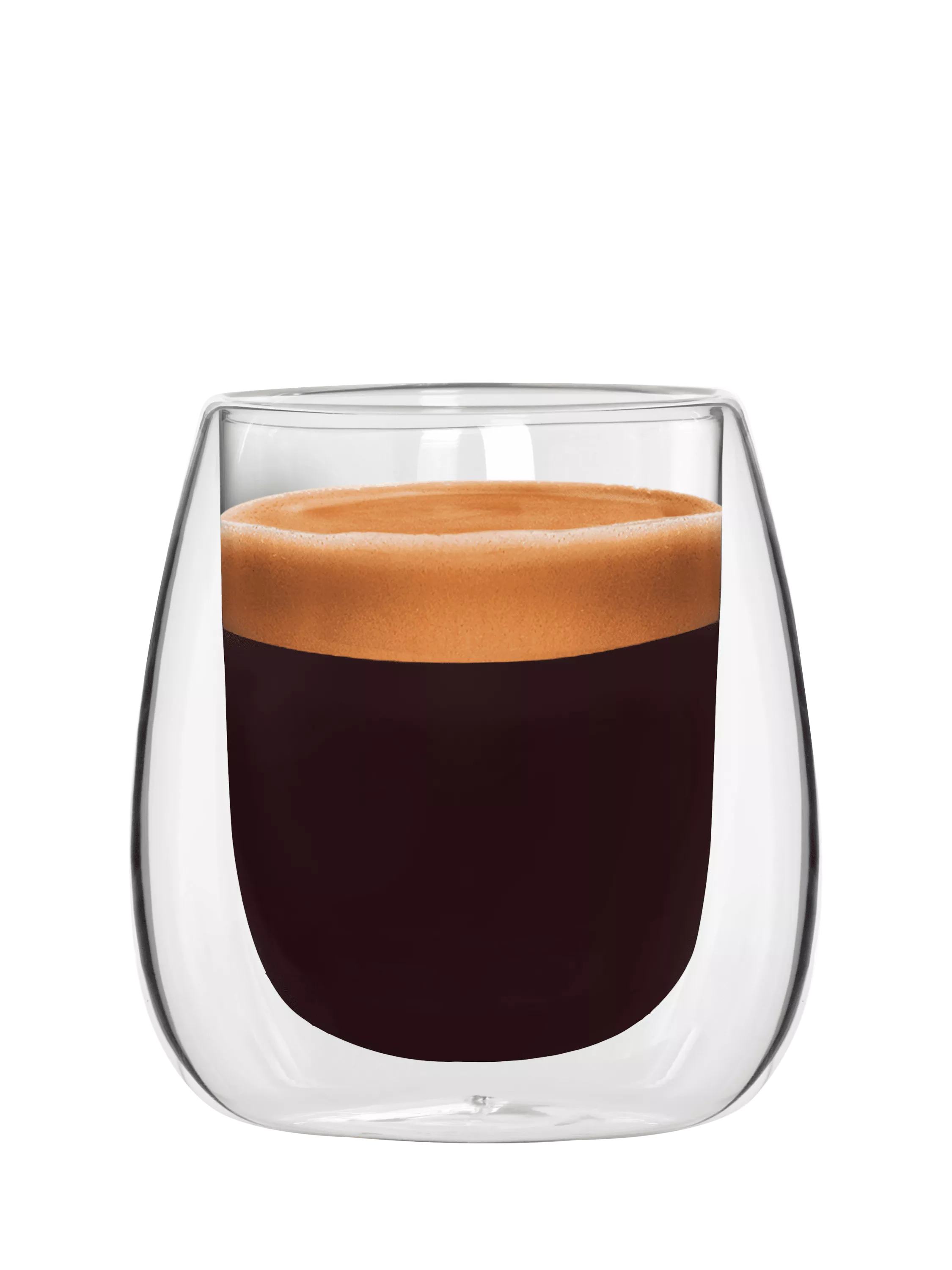 Bialetti Verona double-walled espresso glasses, set of two 80ml, UK version