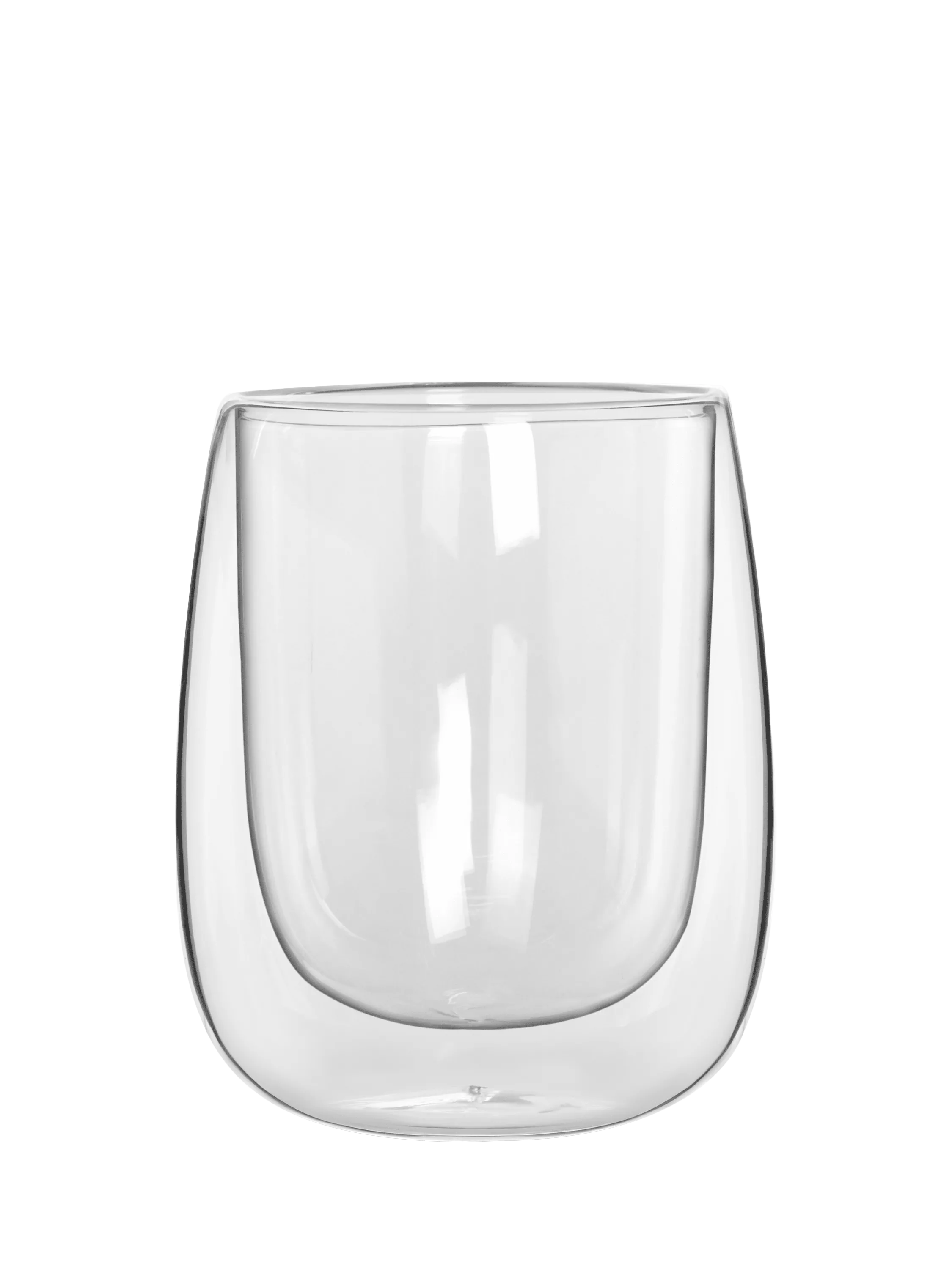 Bialetti Verona double walled coffee glasses set of 2 250ml clear, imported from the UK