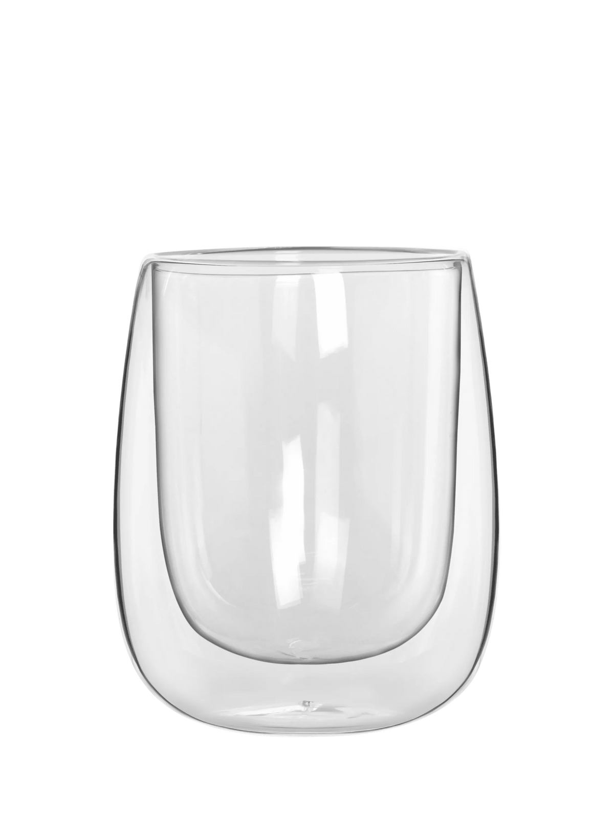 Bialetti Verona double walled coffee glasses set of 2 250ml clear, imported from the UK
