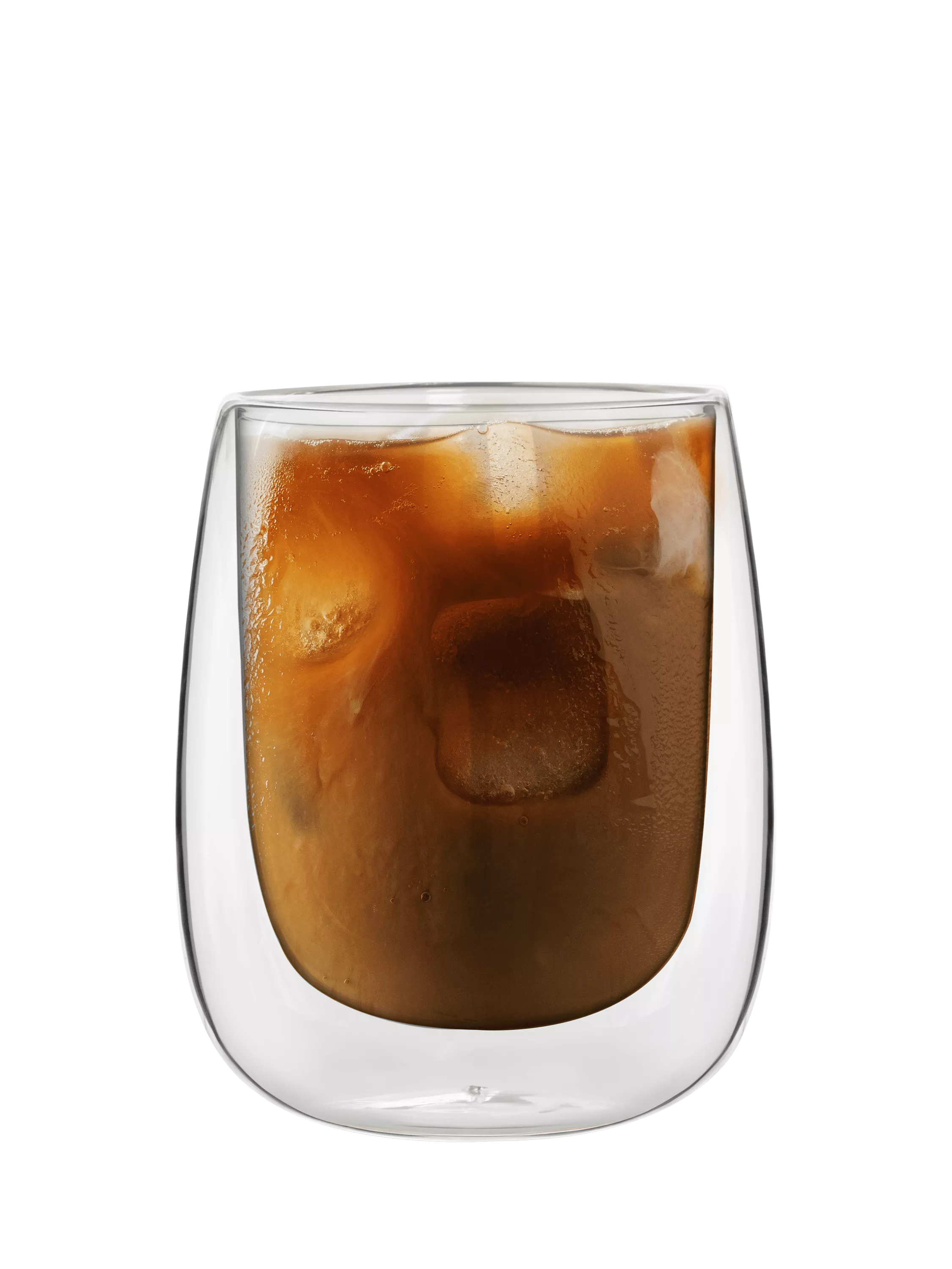 Bialetti Verona double walled coffee glasses set of 2 250ml clear, imported from the UK