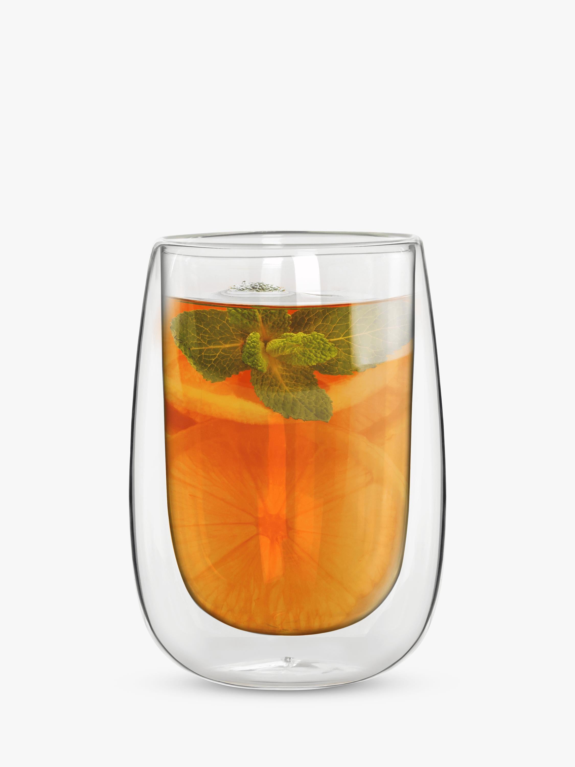 Bialetti Verona double walled coffee glasses set of 2 450ml, imported from the UK
