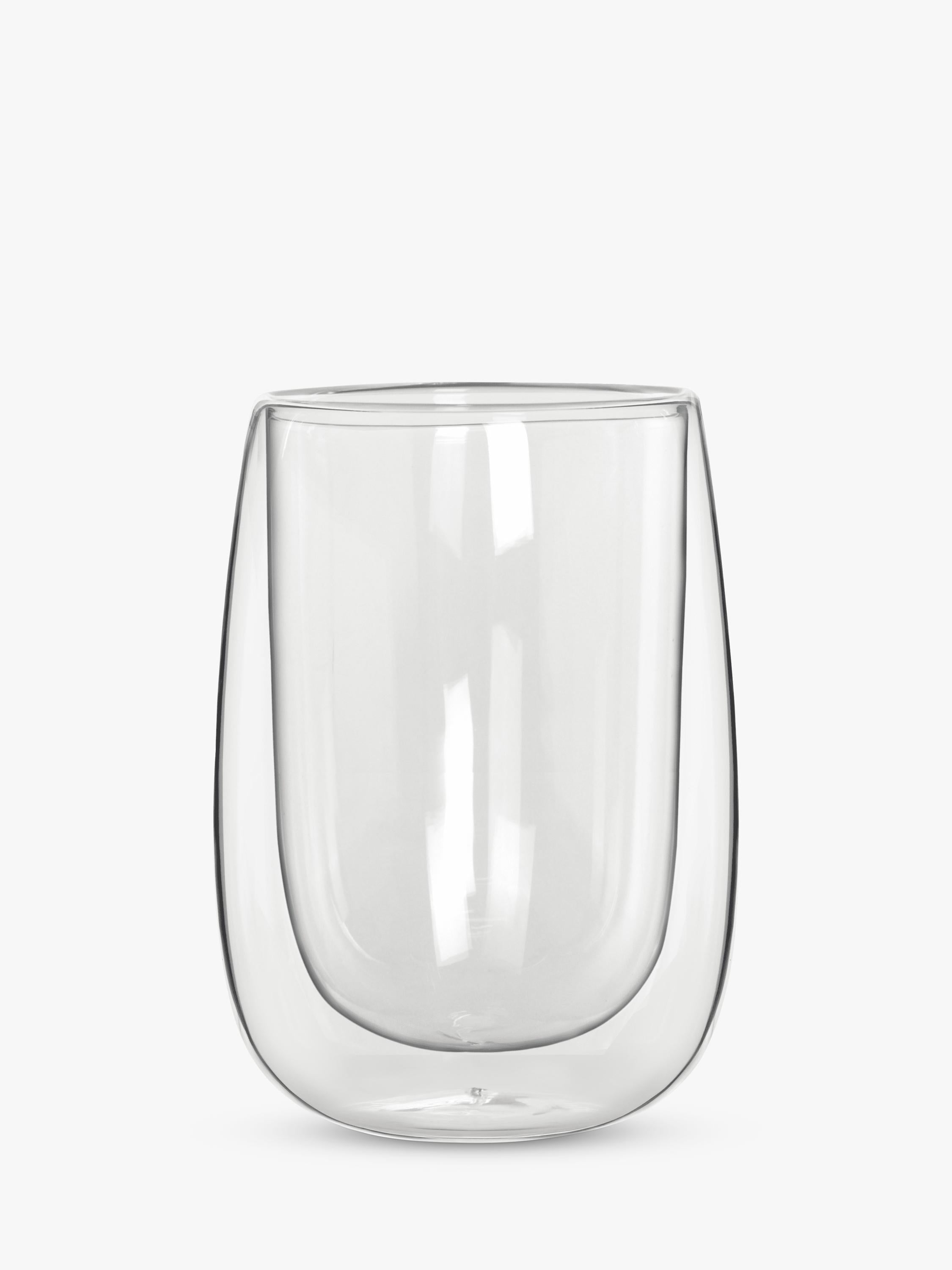 Bialetti Verona double walled coffee glasses set of 2 450ml, imported from the UK