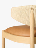 West Elm Ezra Counter Stool Sesame seagrass and leather - British product