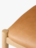 West Elm Ezra Counter Stool Sesame seagrass and leather - British product