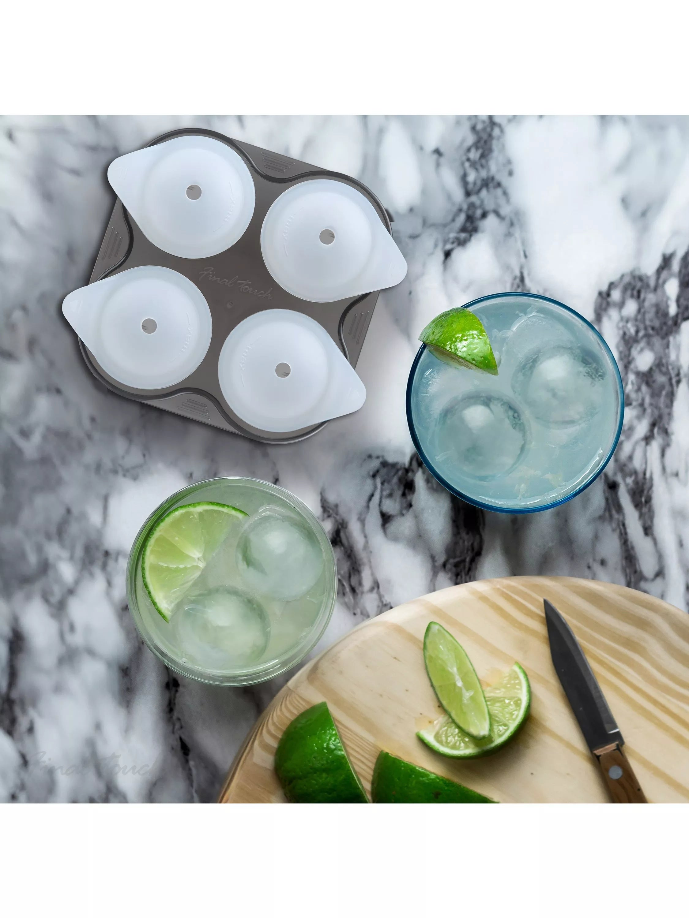 Final Touch ice mould tray pack of 2, imported from the UK