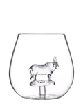 Bar Bespoke highland cow glass 500ml tumbler, imported from the UK