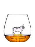 Bar Bespoke highland cow glass 500ml tumbler, imported from the UK