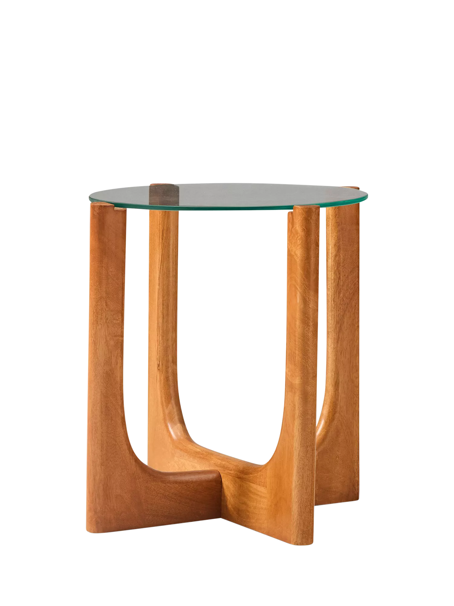 West Elm Harper side table acorn finish - British product