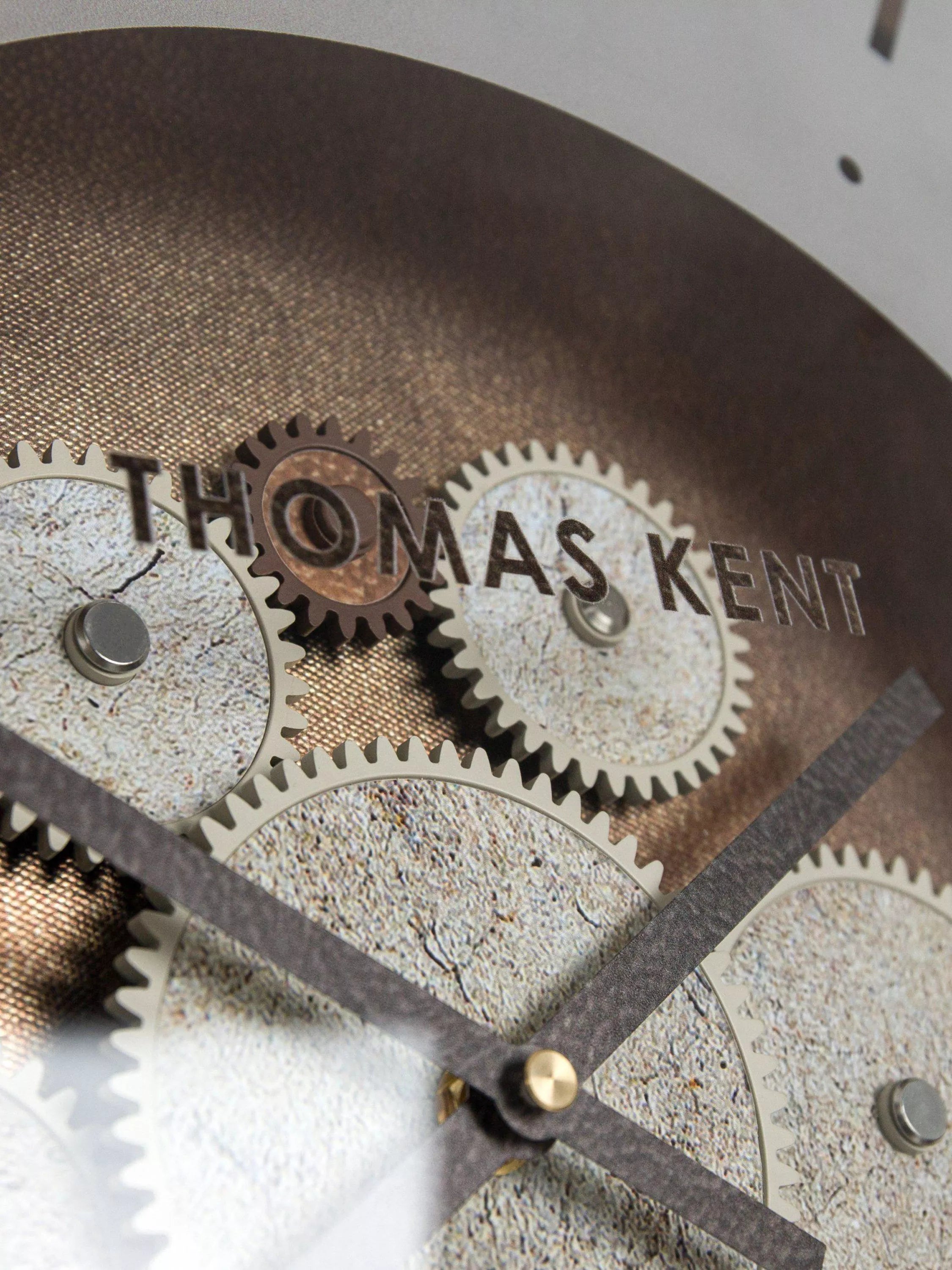 Thomas Kent wall clock bronze 53cm - British product