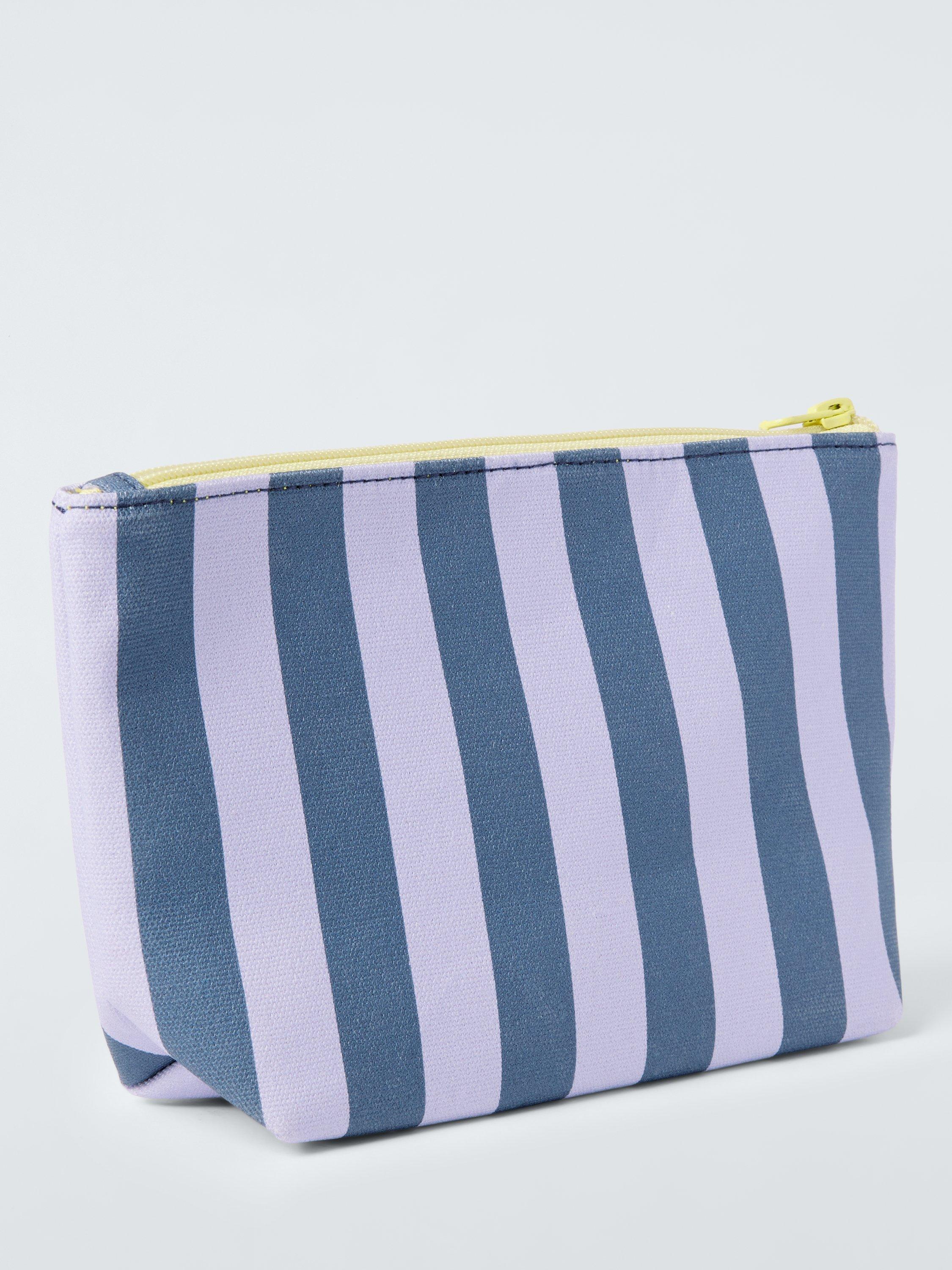 John Lewis striped alphabet makeup bag 15x24cm - British product