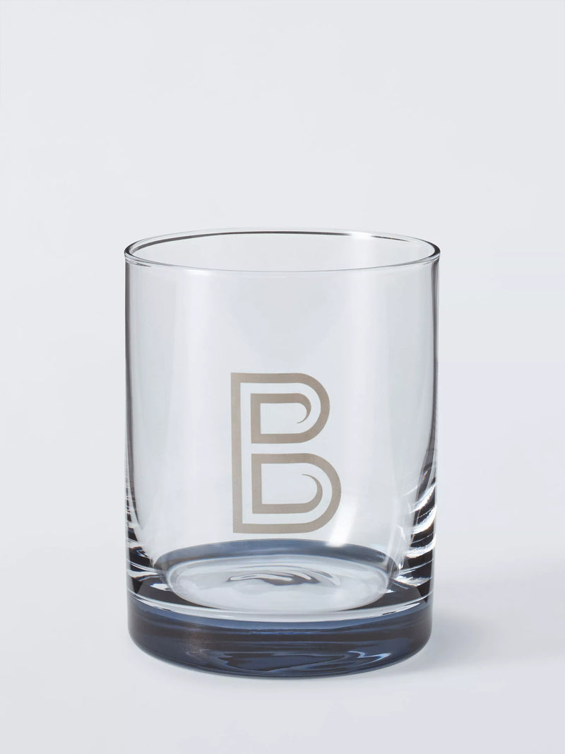 John Lewis Alphabet Glass Tumbler, B