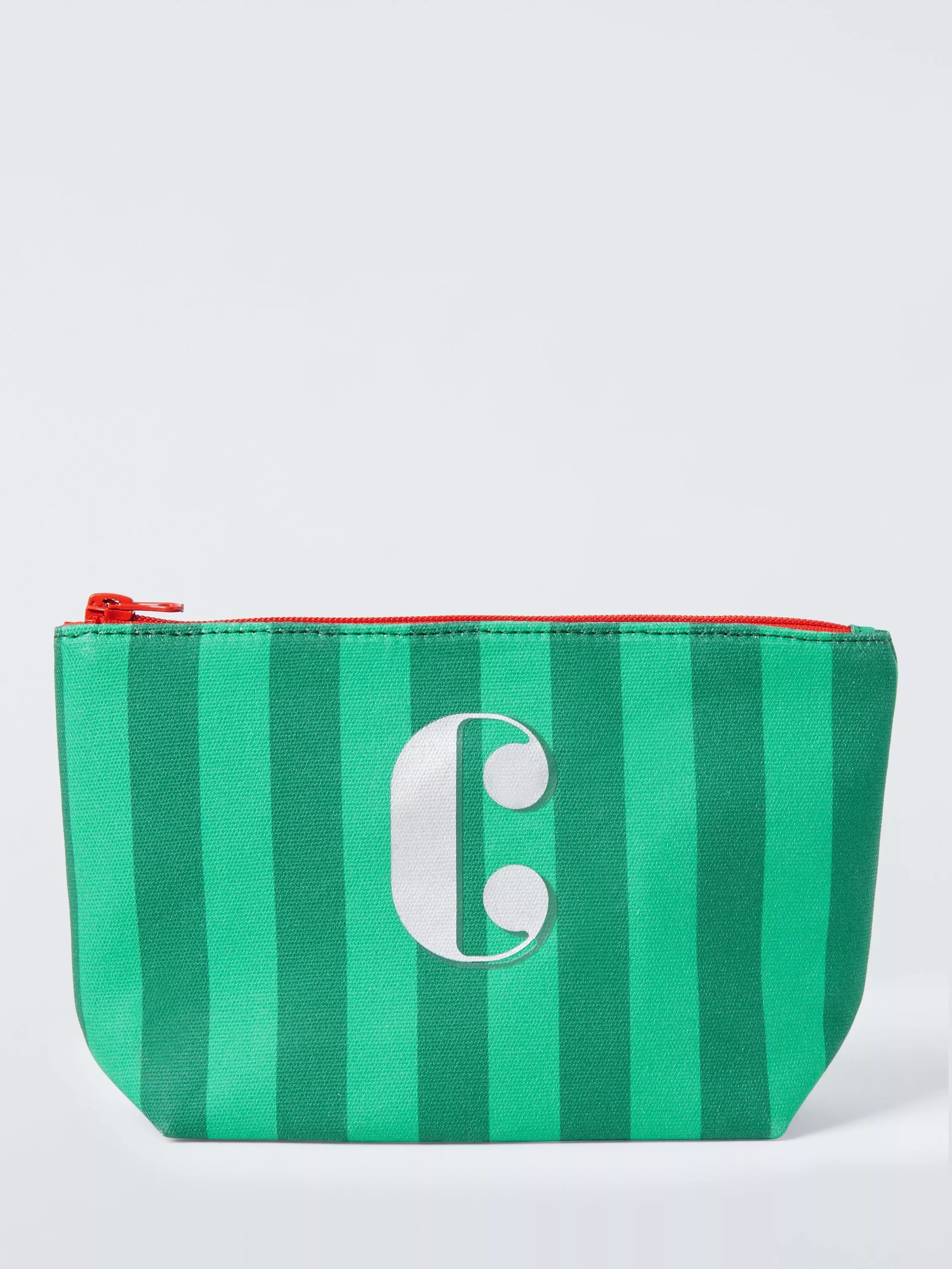 John Lewis Stripe Alphabet Makeup Bag