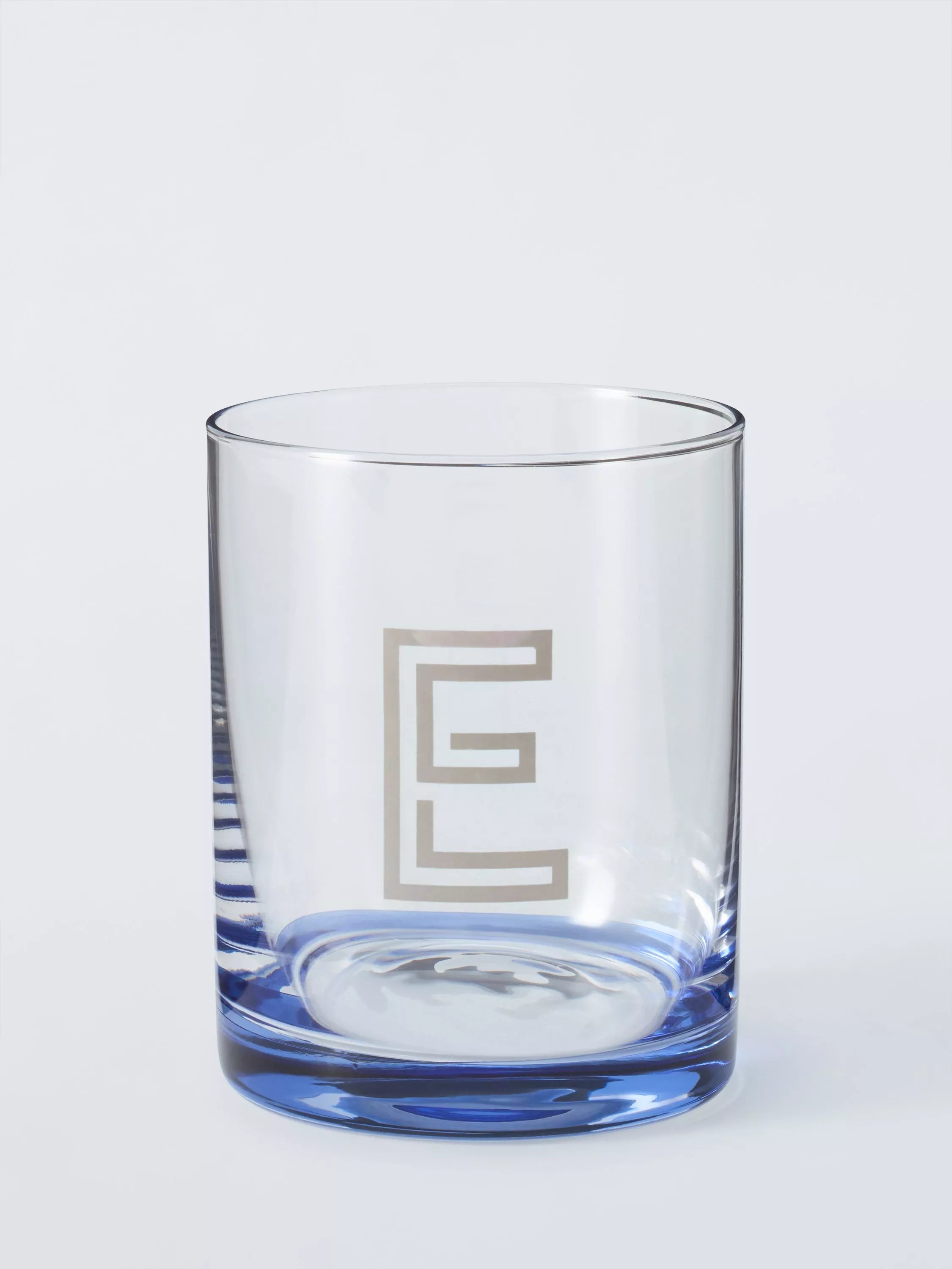 John Lewis Alphabet Glass Tumbler, E